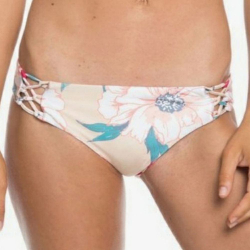 Roxy Riding Moon Floral Bottoms S NWT